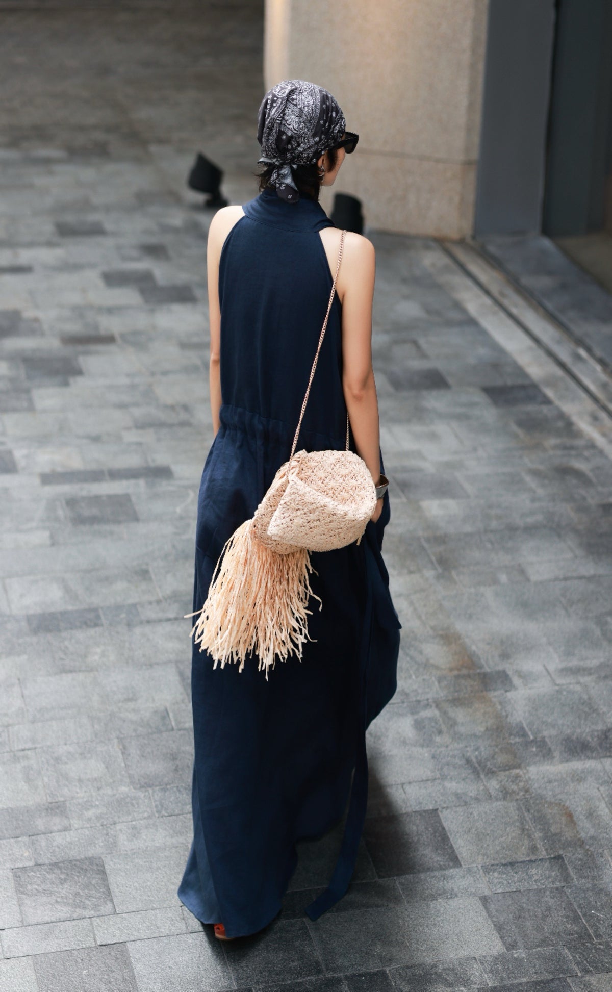 Ribbed Knit Slip Dress